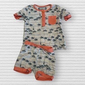 SweetHoney 12M Fish Dreamer Short Sleeve Shorts Pajama Set *Play